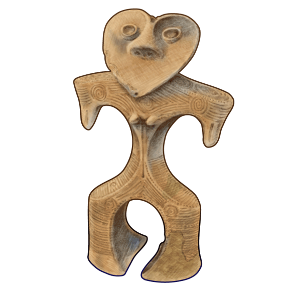 ハート形土偶70％サイズ複製品 ハート形土偶70％サイズ複製品