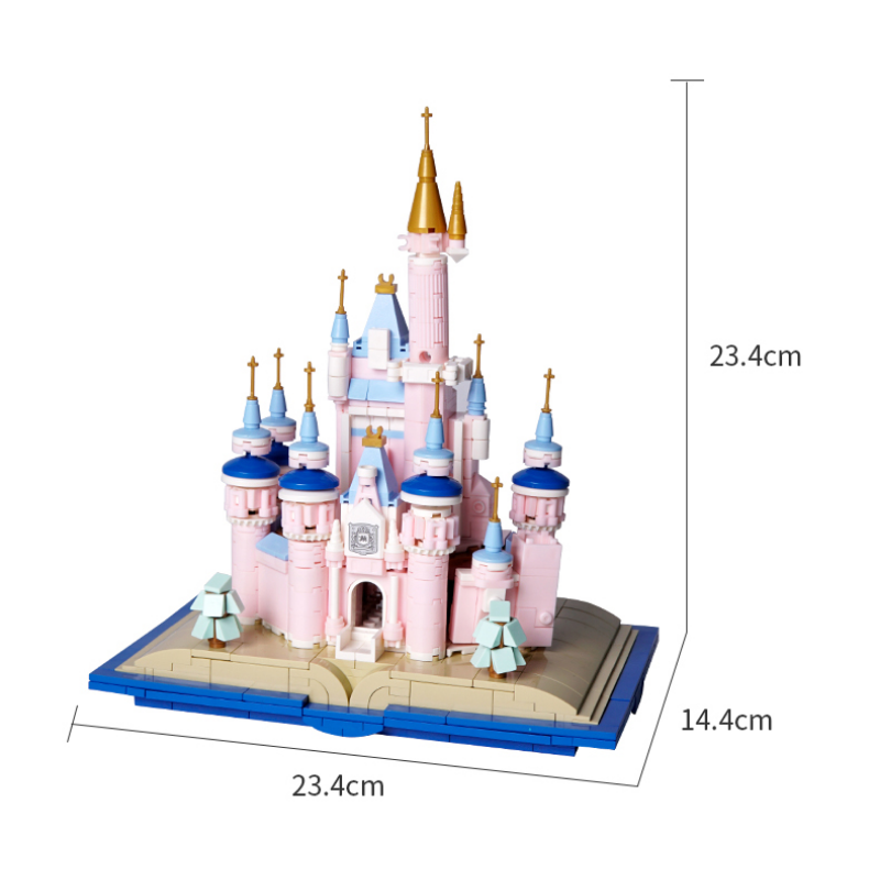 Meiji Magic Castle Book Building train taj mahal Puzzle lightho