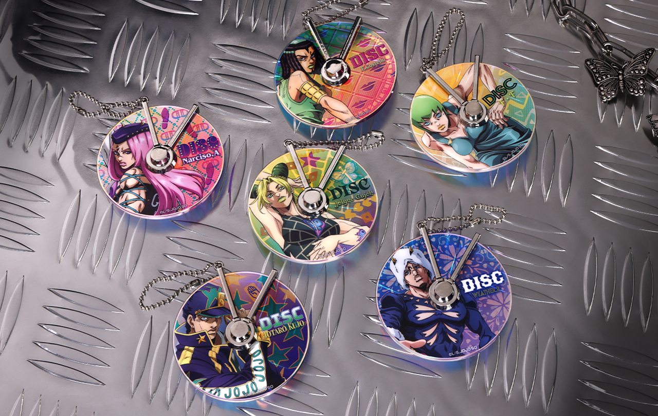 ジョジョの奇妙な冒険 ジョジョ展 メタルディスク型キーホルダー 徐倫