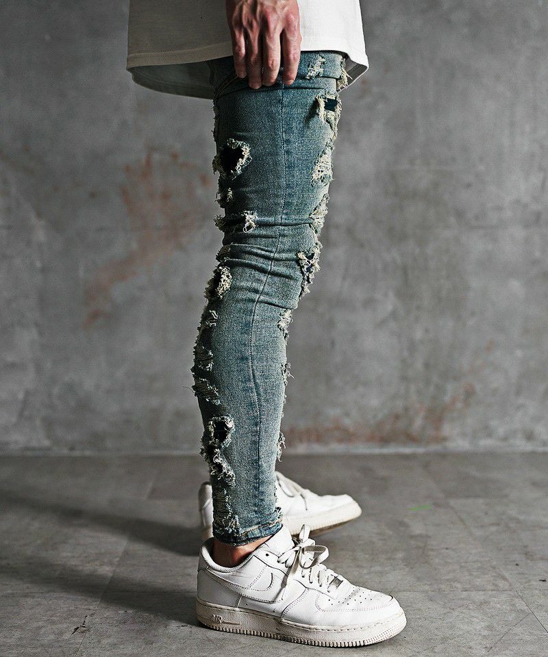 デストロイ デニム パンツ ボトムス ｜【公式】DIVINER（ディバイナー）