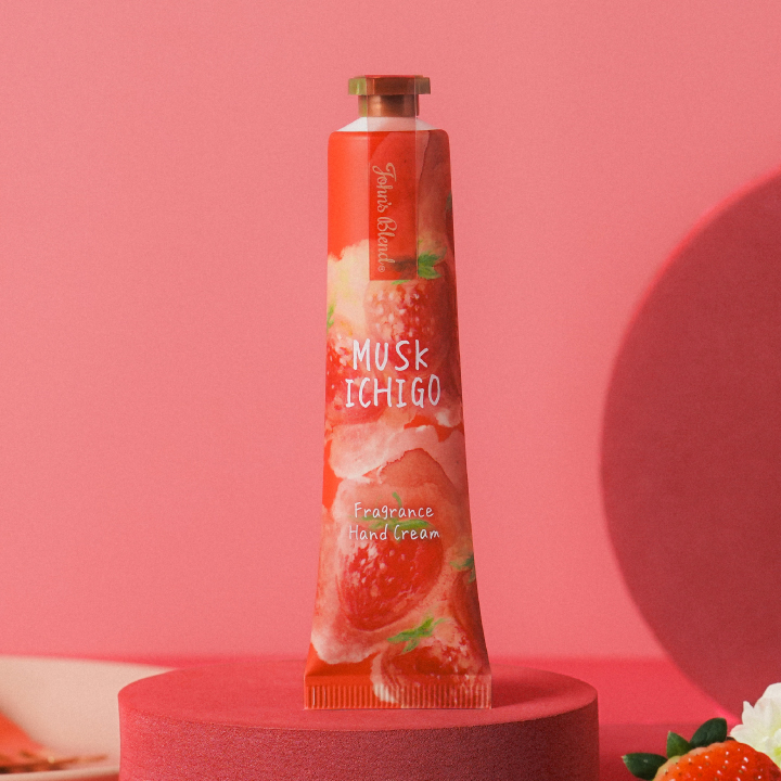 ムスクいちご フレグランスハンドクリーム John's Blend 【ジョンズ