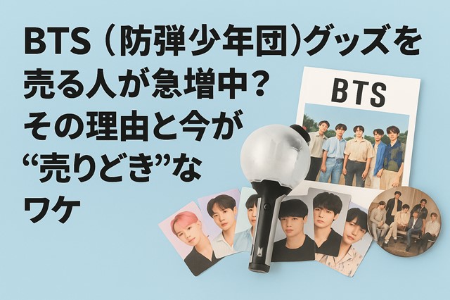 2026年2月最新】 BTSグッズ買取おすすめランキングTOP5｜高額査定