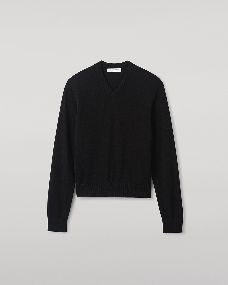 ウィメンズ クラシック カシミヤ Vネック｜Johnstons of Elgin