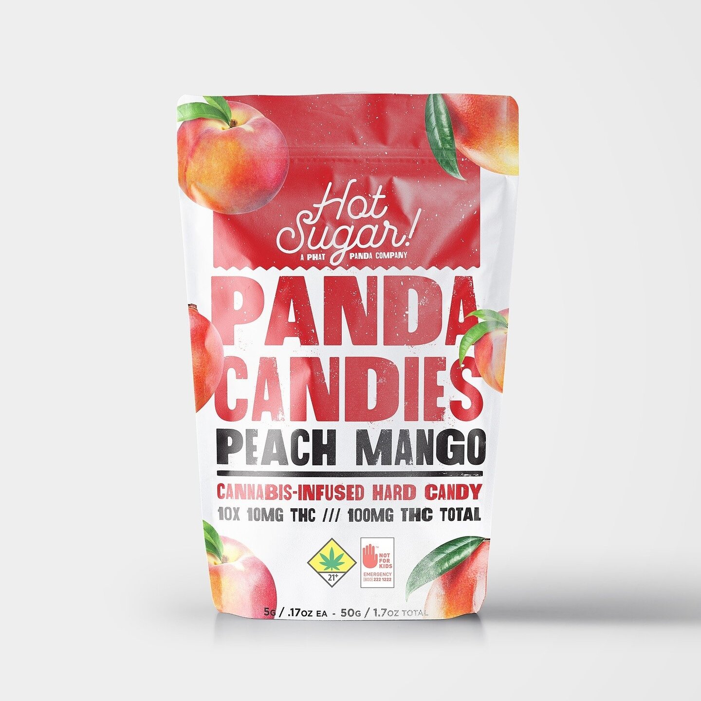 Hot Sugar Hard Candy Strawberry Kiwi 100mg 10pk Hot Sugar - Uncle