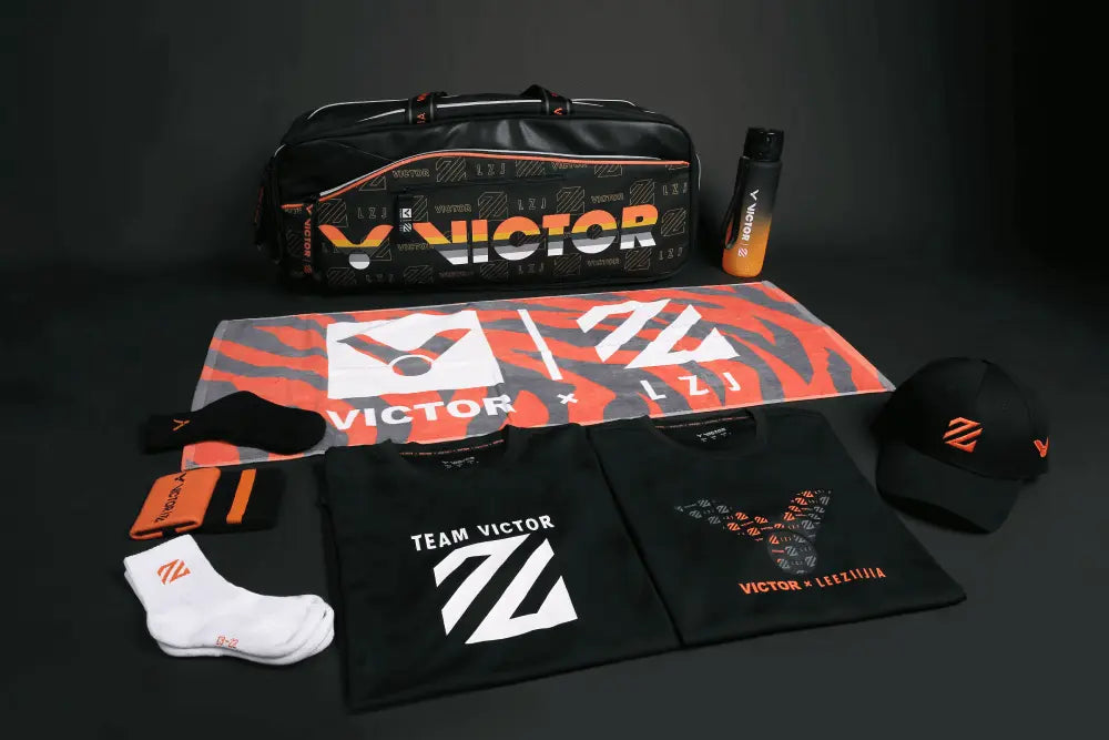 Victor x LZJ Towel T-LZJ303O (Orange) - JoyBadminton