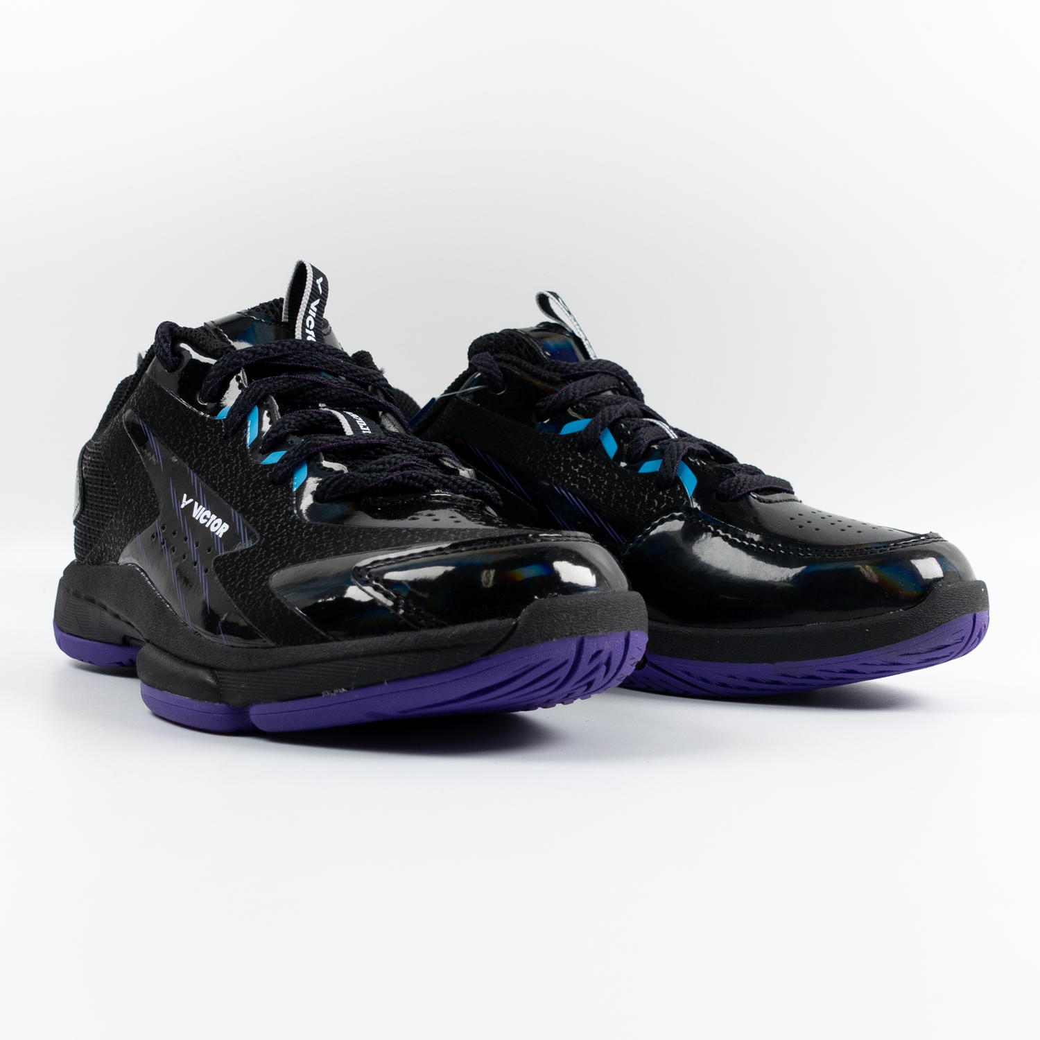 Victor x Lee Zii Jia A970JR-C (Black) Junior Shoes - JoyBadminton