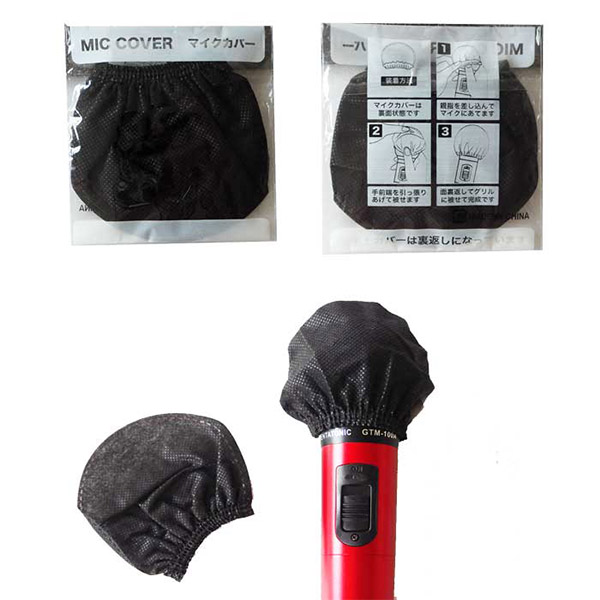 不織布タイプ マイクカバー黒＜50P＞ | 店舗支援商品 | 業務用カラオケ
