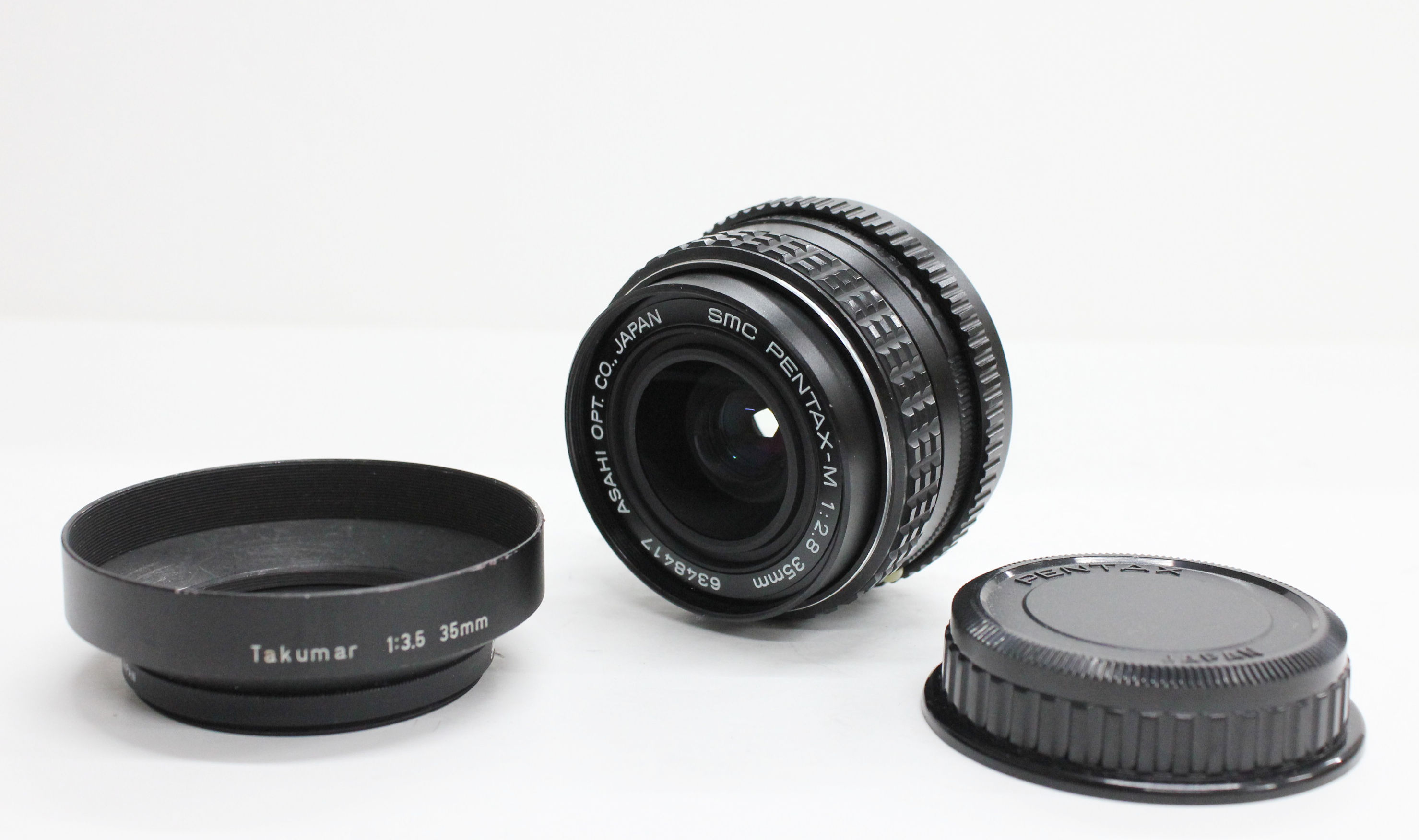 Pentax smc PENTAX-M 35mm F/2.8 MF Lens with Hood from Japan (C1177