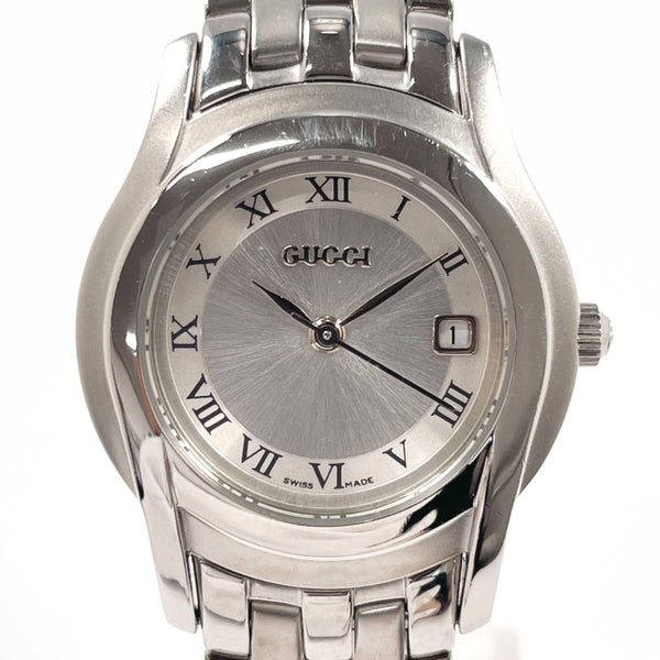 GUCCI Watches 5500L Stainless Steel/Stainless Steel Silver Women