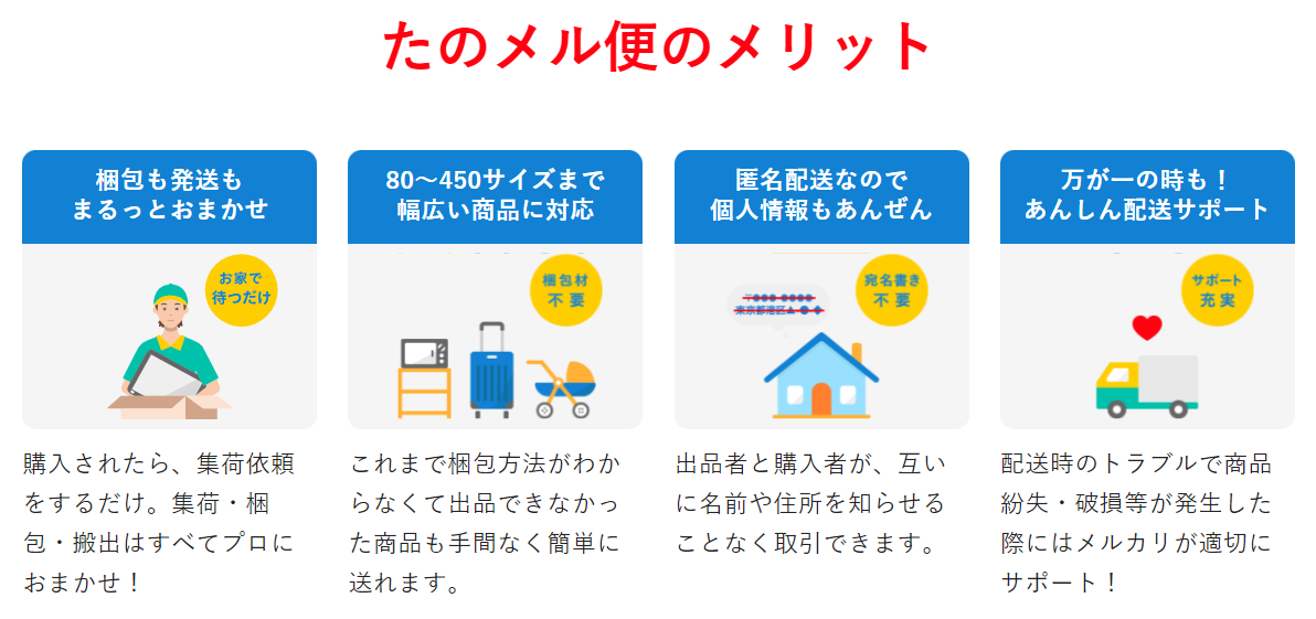 スピーカー・エアコンなど】梱包・発送たのメル便がさらに便利になり