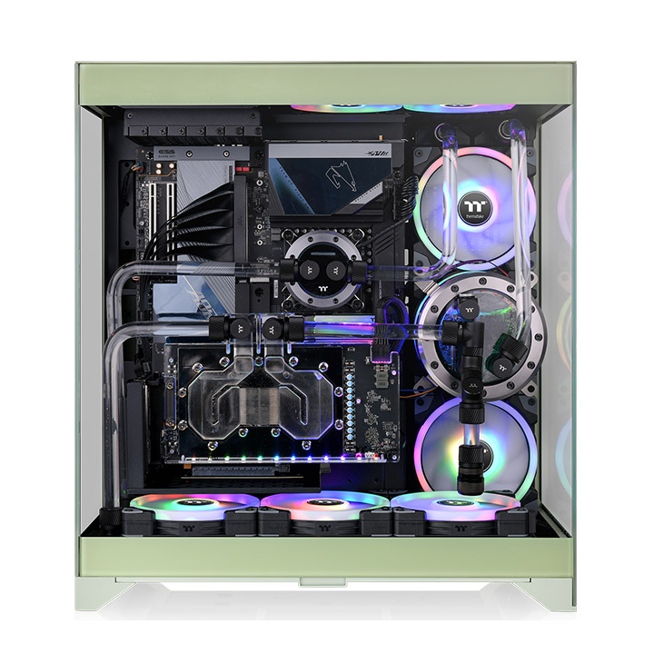 ThermaltakeThermaltake CTE E550 TG Matcha Green Mid Tower Chassis