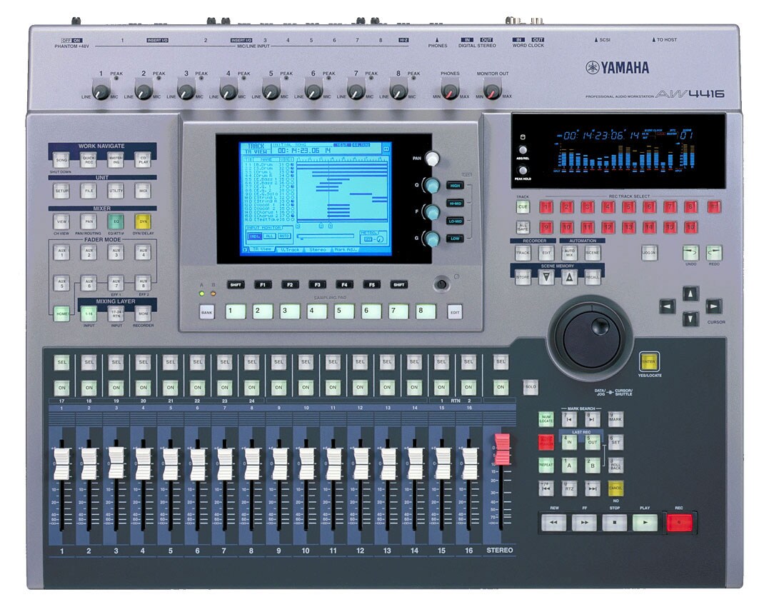手渡し推奨※【ヤマハ】AW4416 マルチトラックレコーダー Ψ超希少