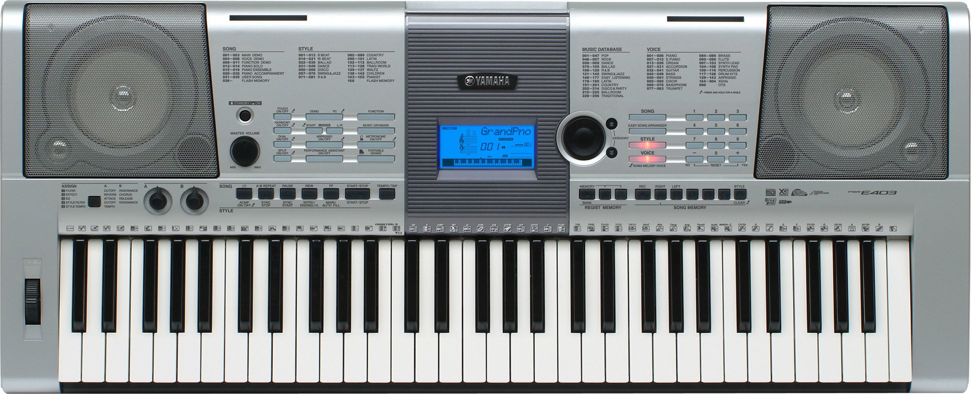 ヤマハ | PSR-E403 - ポータブルキーボード - 概要