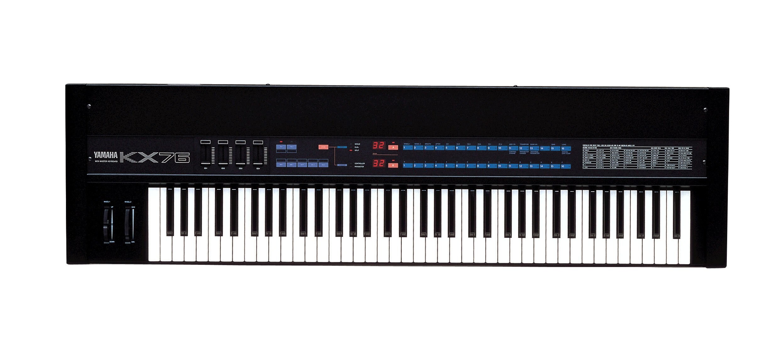 ヤマハ | KX76 - MIDIコントローラー - 概要