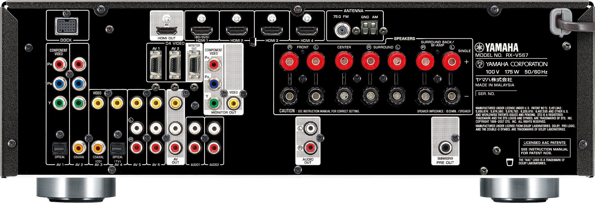 ヤマハ | RX-V567 - AVアンプ - 概要