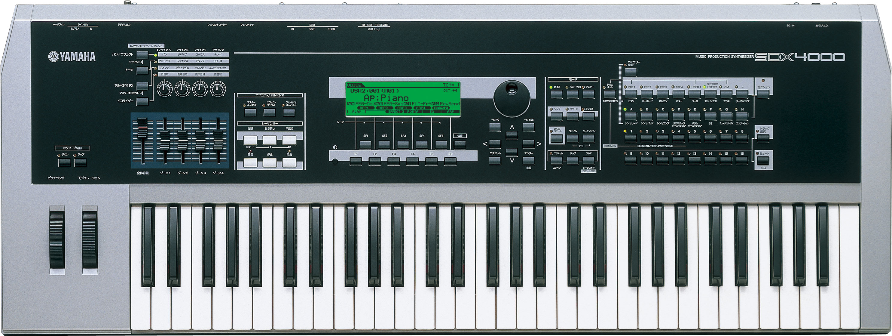 ヤマハ | SDX4000 - 学校用キーボード - 仕様