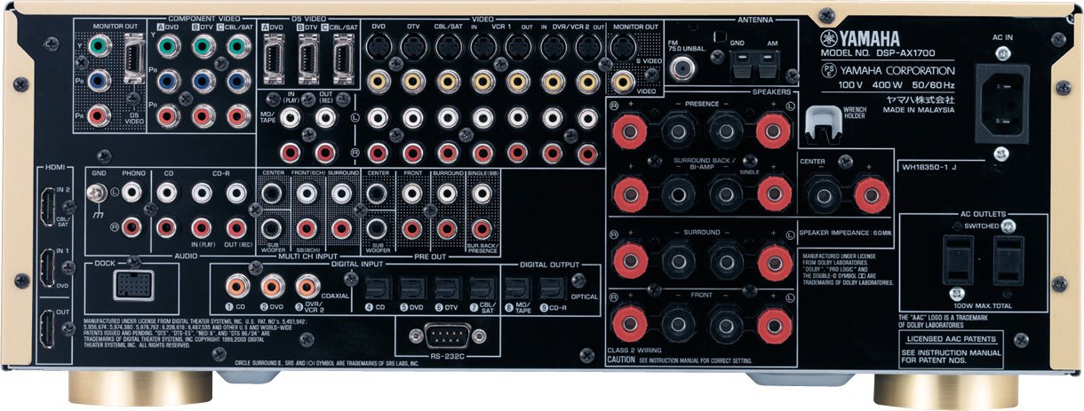 ヤマハ | DSP-AX1700 - AVアンプ - 概要