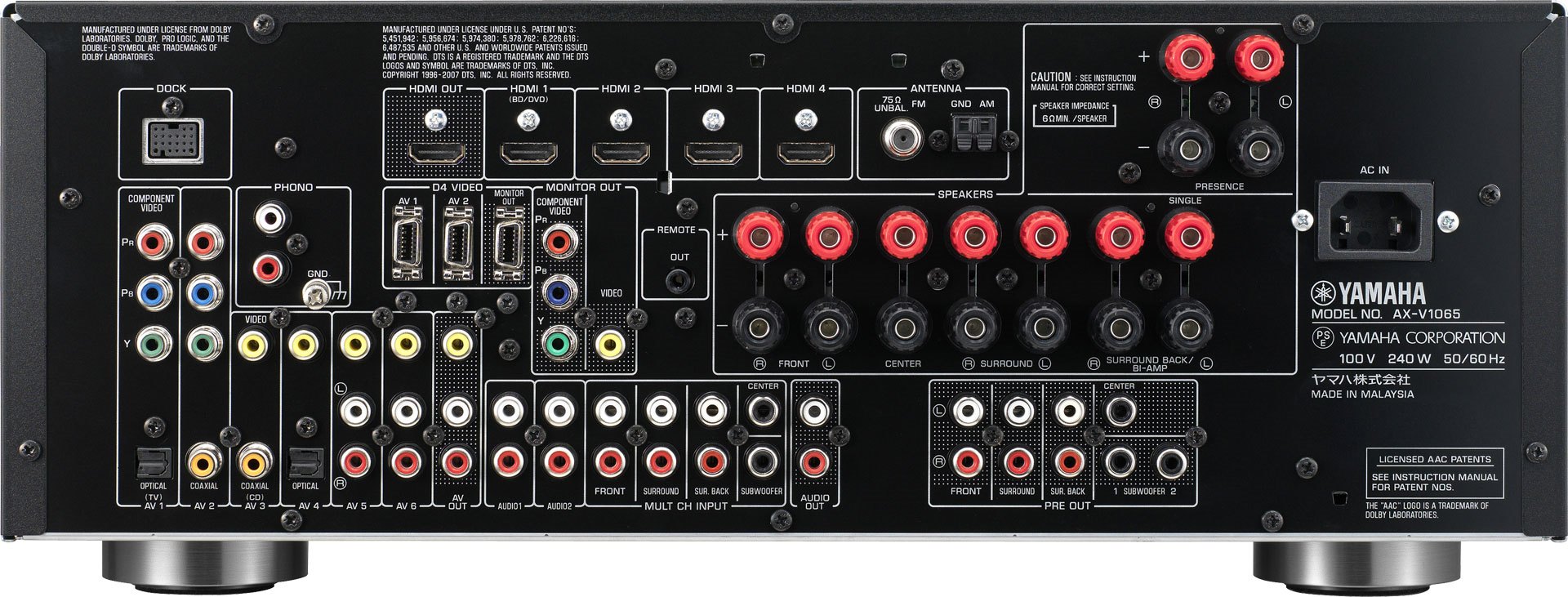 ヤマハ | AX-V1065 - AVアンプ - 概要