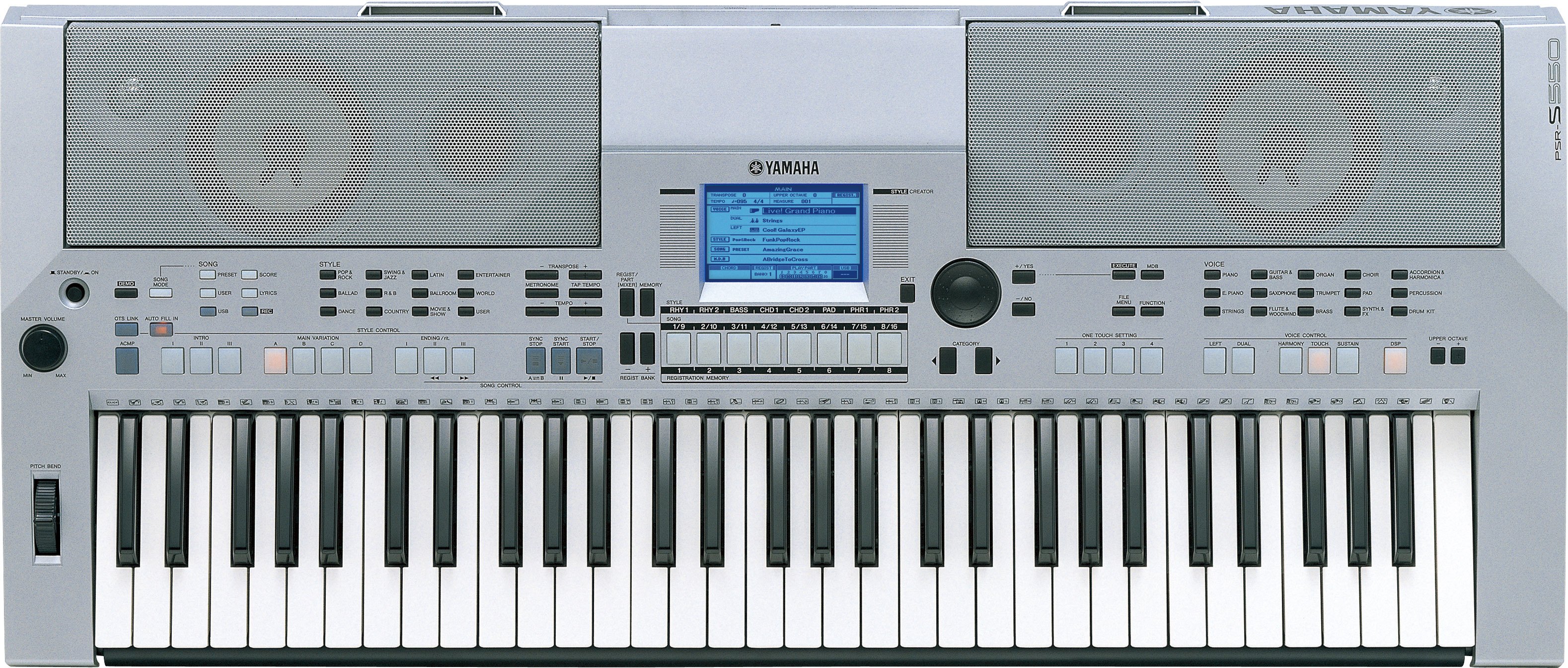 ヤマハ | PSR-S550 - ポータブルキーボード - 概要