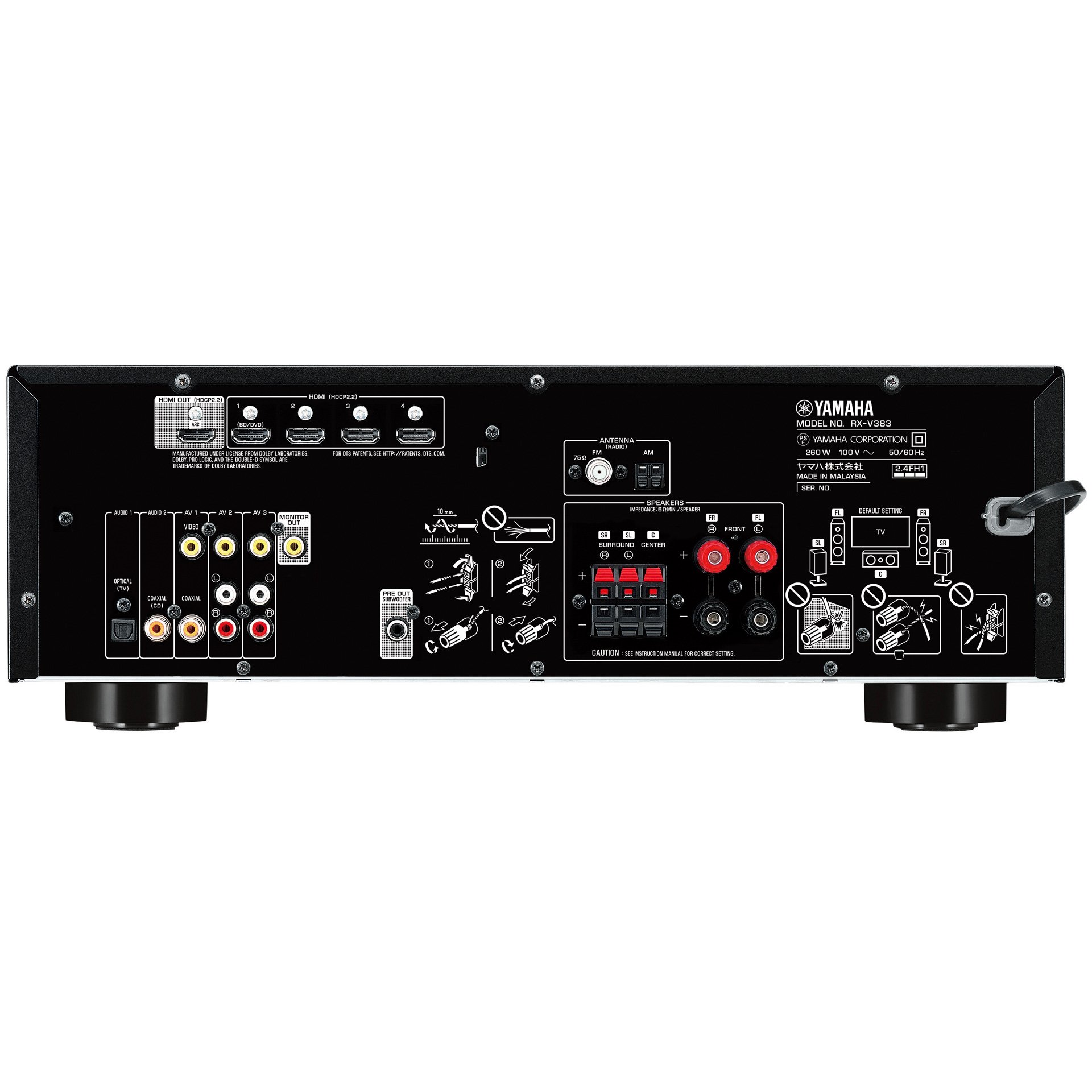ヤマハ | RX-V383 - AVアンプ - 概要