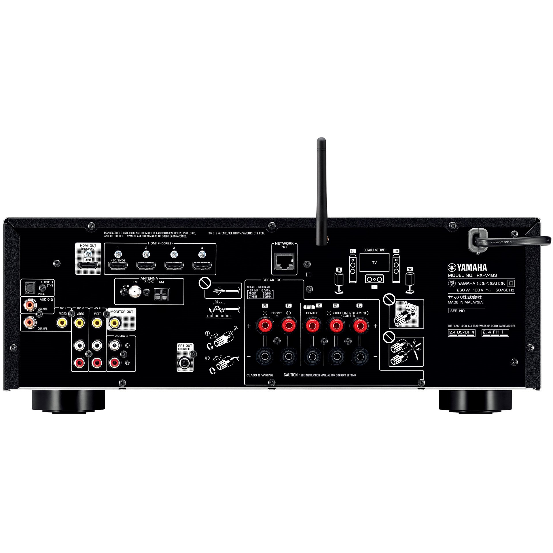ヤマハ | RX-V483 - AVアンプ - 概要