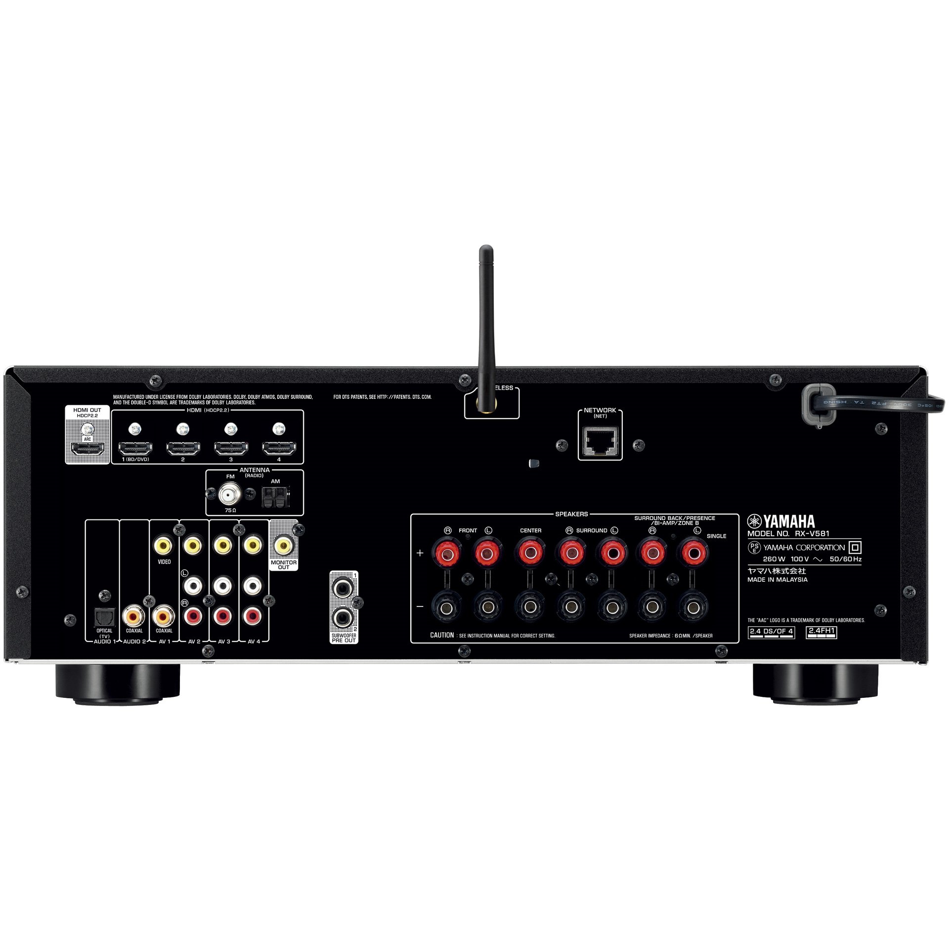 ヤマハ | RX-V581 - AVアンプ - 概要