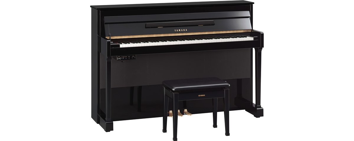 YAMAHA電子アップライトピアノ ダークブラウン MODEL DUP5. ヤマハ DUP