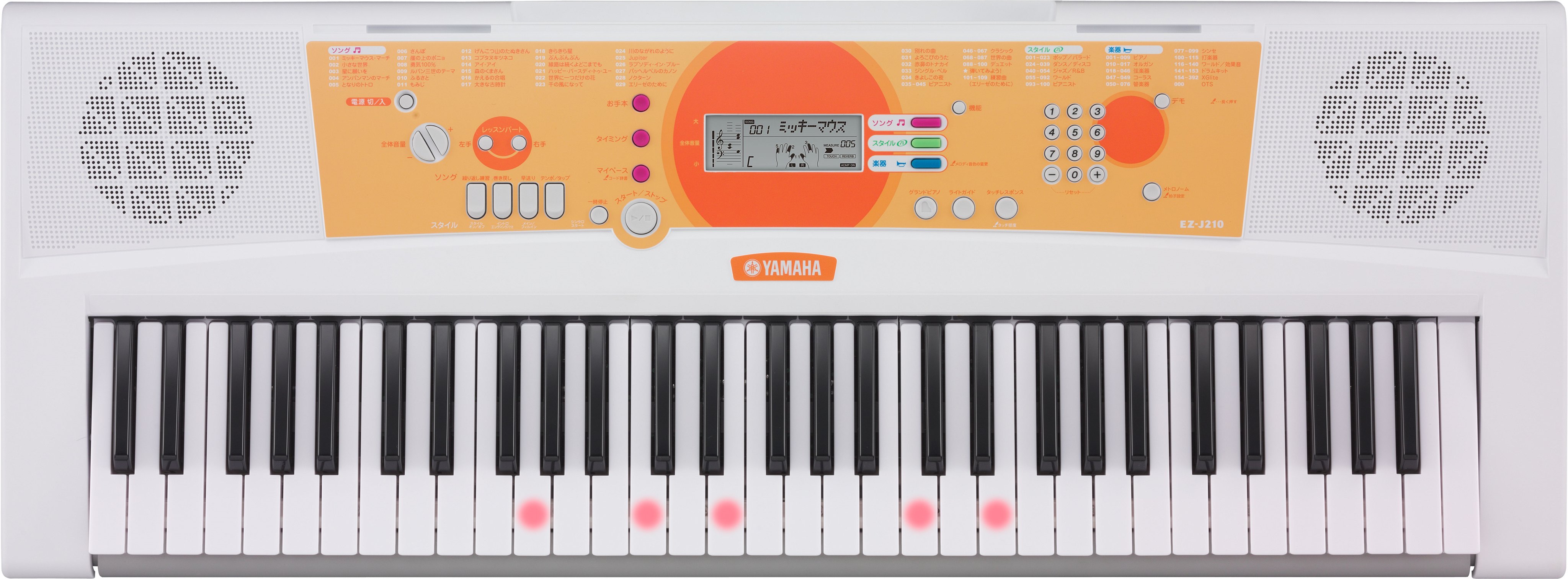 ヤマハ | EZ-J210 - ポータブルキーボード - 概要