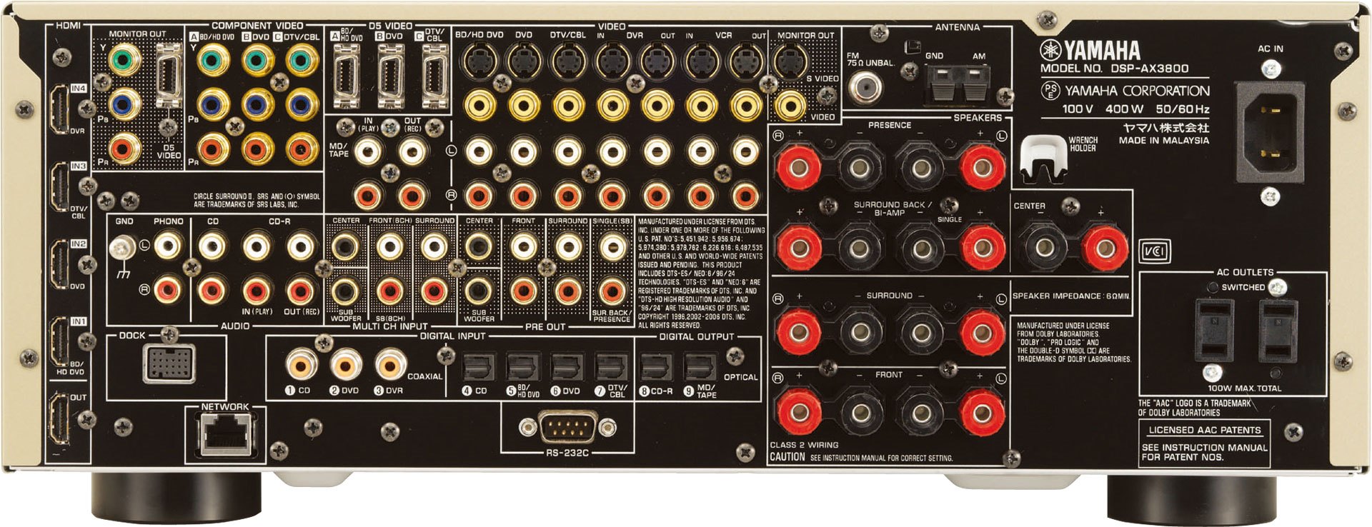 ヤマハ | DSP-AX3800 - AVアンプ - 概要