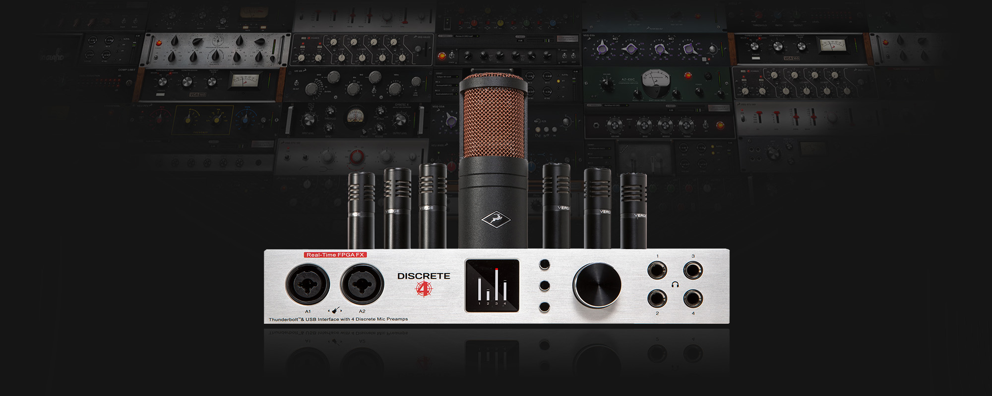 Discrete 4 | ディスクリートマイクプリインターフェイス | Antelope