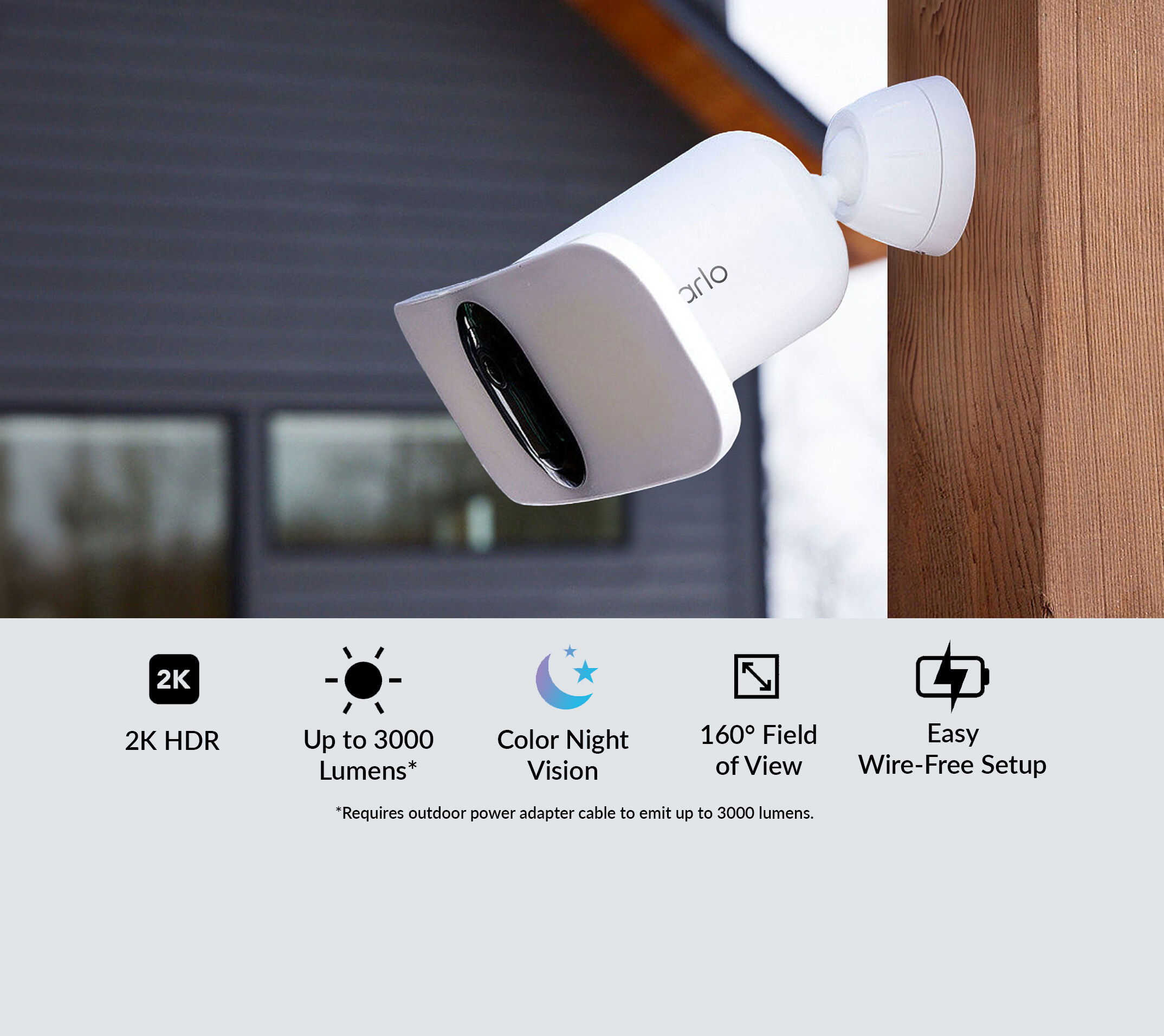 Arlo Pro 3 Floodlight Camera | Arlo Wireless & AC-Powered Security