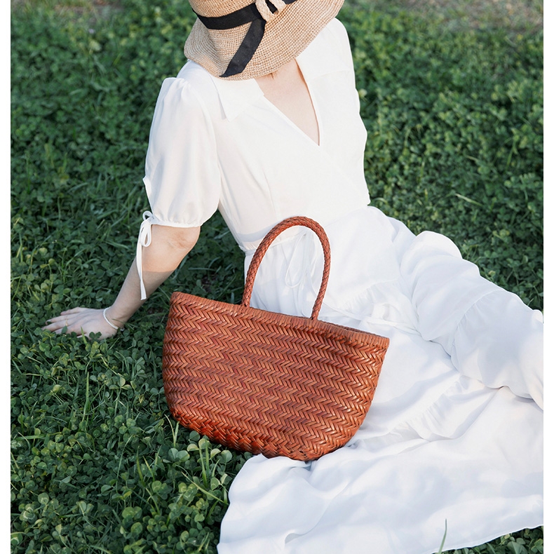 45R かごバッグ レディース 45R レザーカゴバッグ 45rpm レザー かご