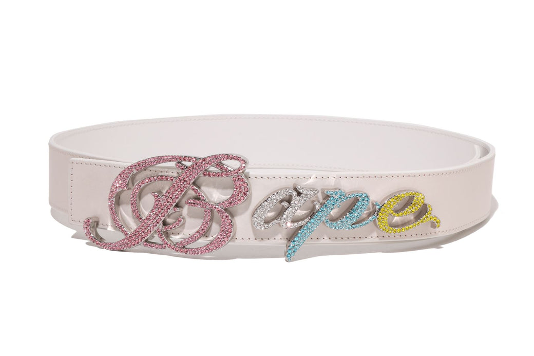 BAPE LOGO BELT W/ RHINESTONES | bape.com