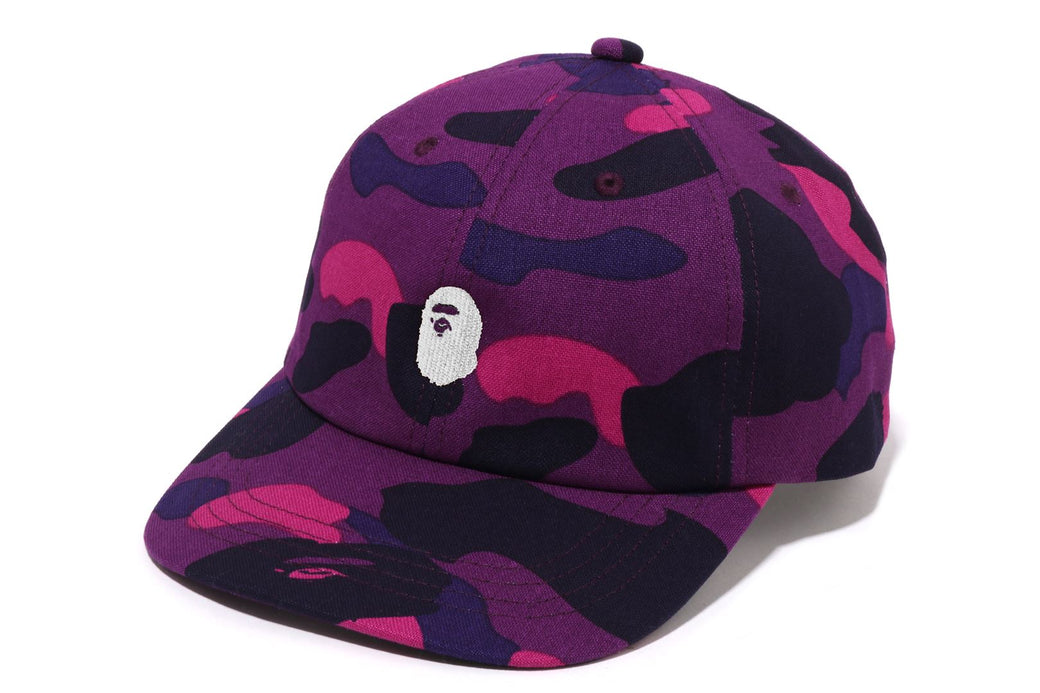 COLOR CAMO APE HEAD ONE POINT PANEL CAP | bape.com