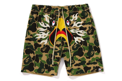 BAPE X READYMADE 】ABC CAMO EAGLE WIDE SWEAT SHORTS | bape.com