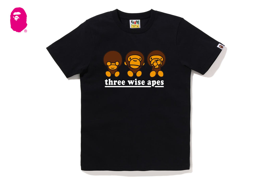 THREE WISE MILO TEE | bape.com