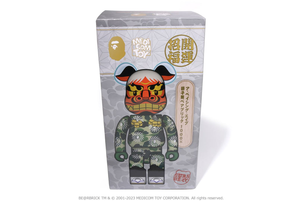 BE@RBRICK BAPE®︎2023 獅子舞1000% NEW YEAR BE@RBRICK SHISHIMAI