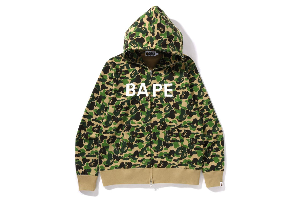 ABC CAMO BAPE FULL ZIP HOODIE | bape.com