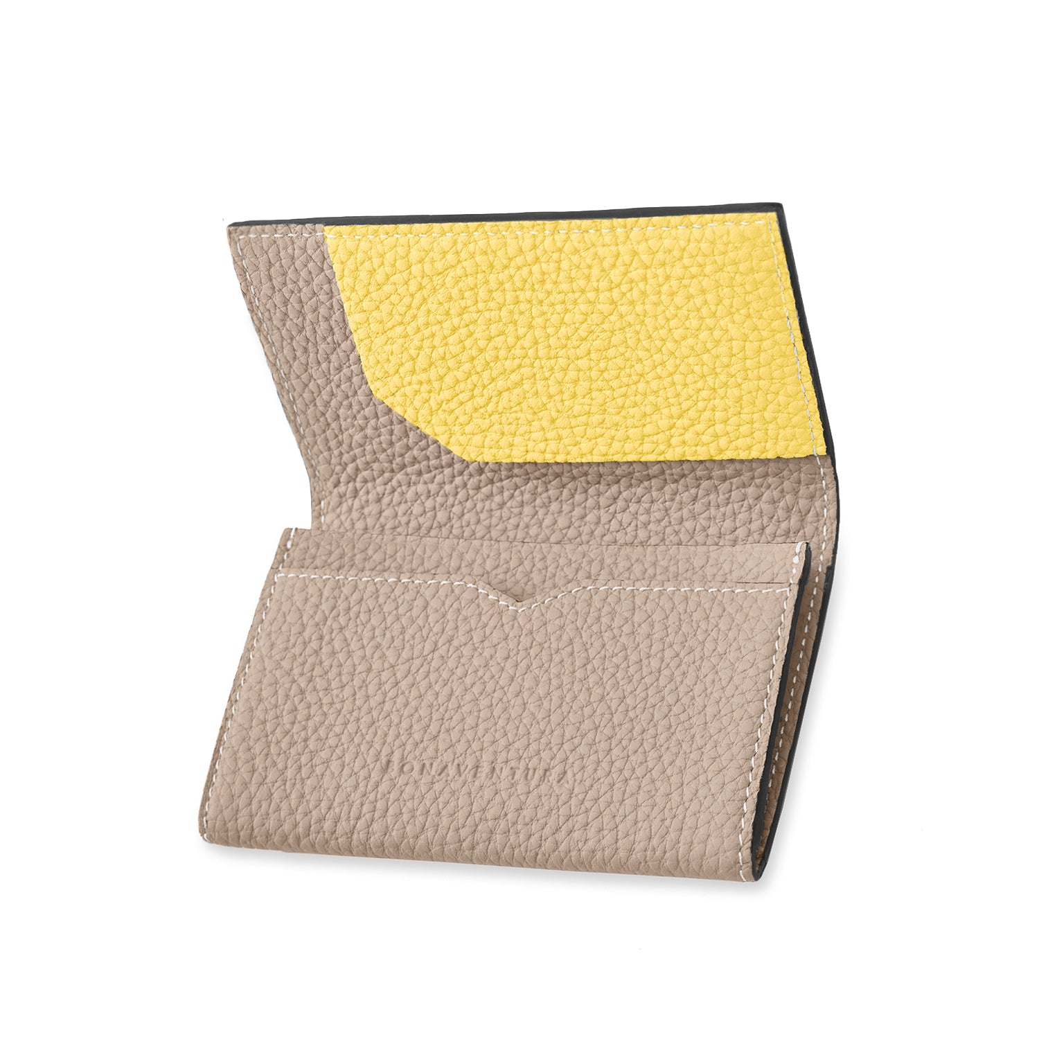 スリーブ付き ビジネスカードケース シュリンクレザー