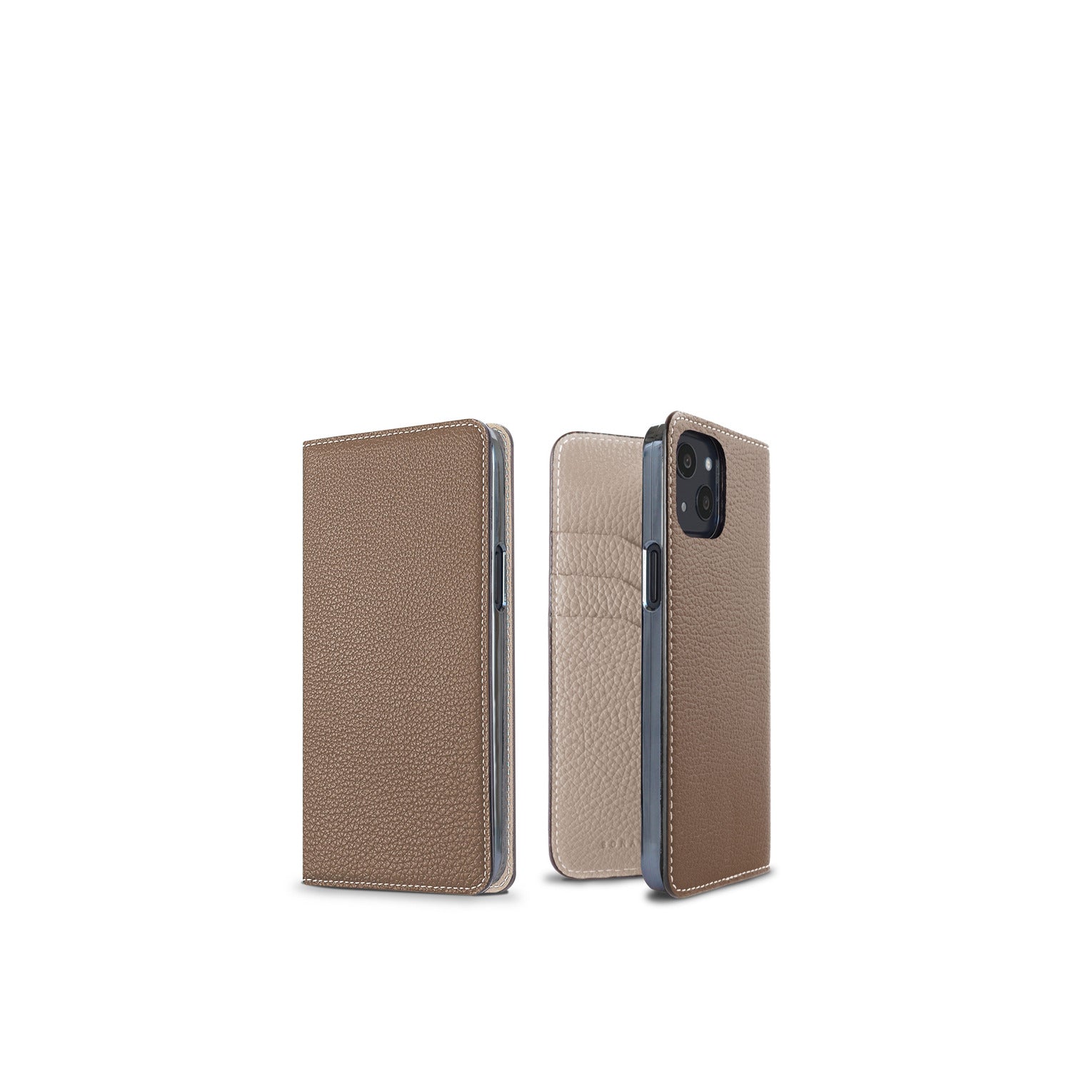 iPhone 13) ダイアリーケース シュリンクレザー