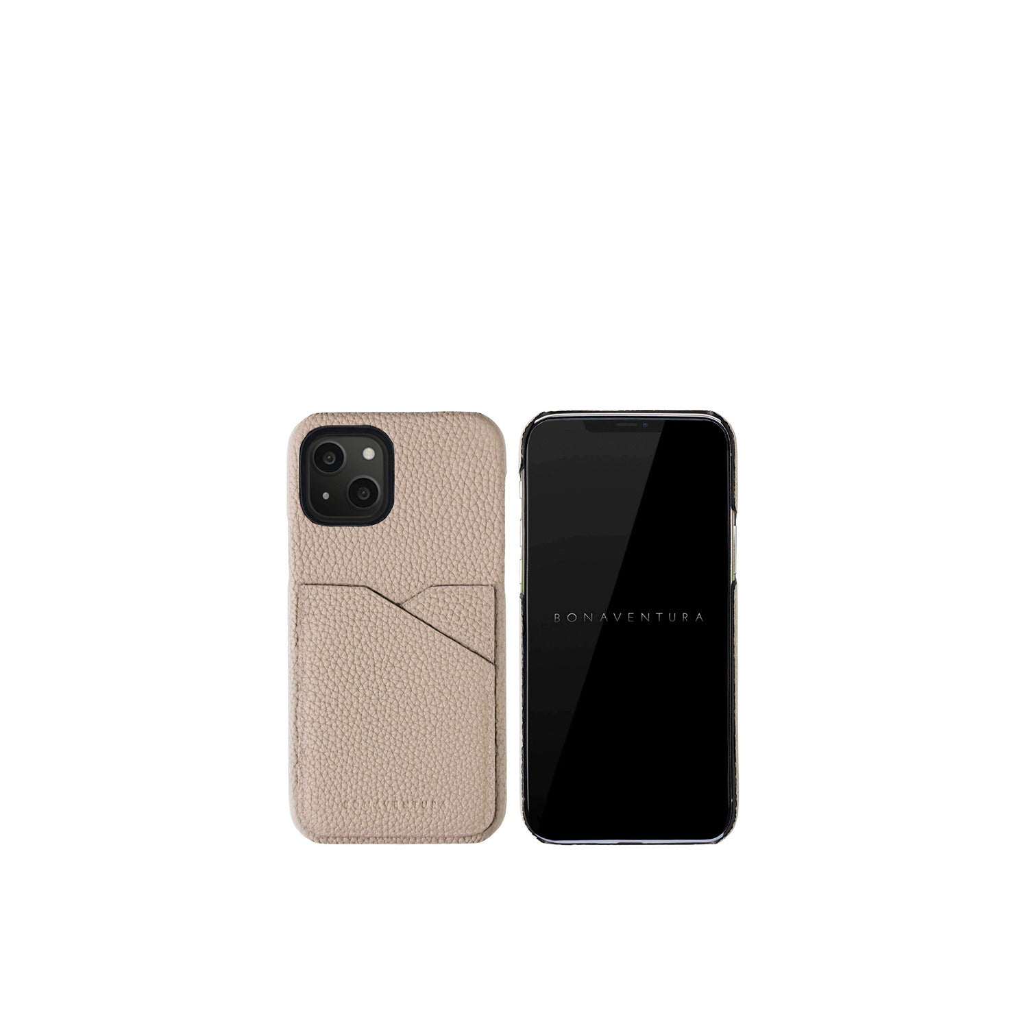 iPhone 13) バックカバーケース シュリンクレザー