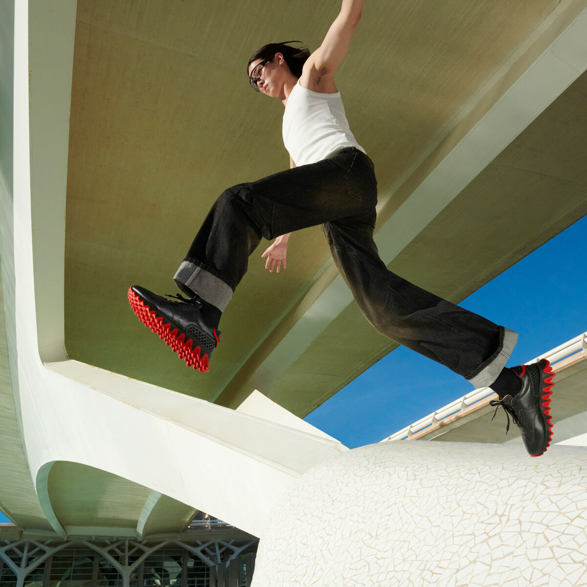 Loubishark (MEN) ブラック カーフレザー - Shoes - Men - Christian