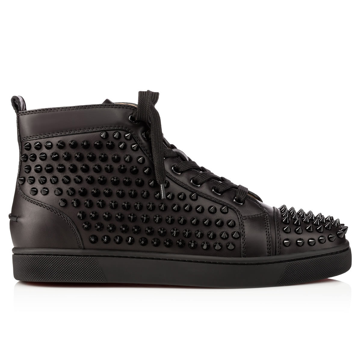 Louis Spikes ブラック カーフレザー - Shoes - Men - Christian Louboutin