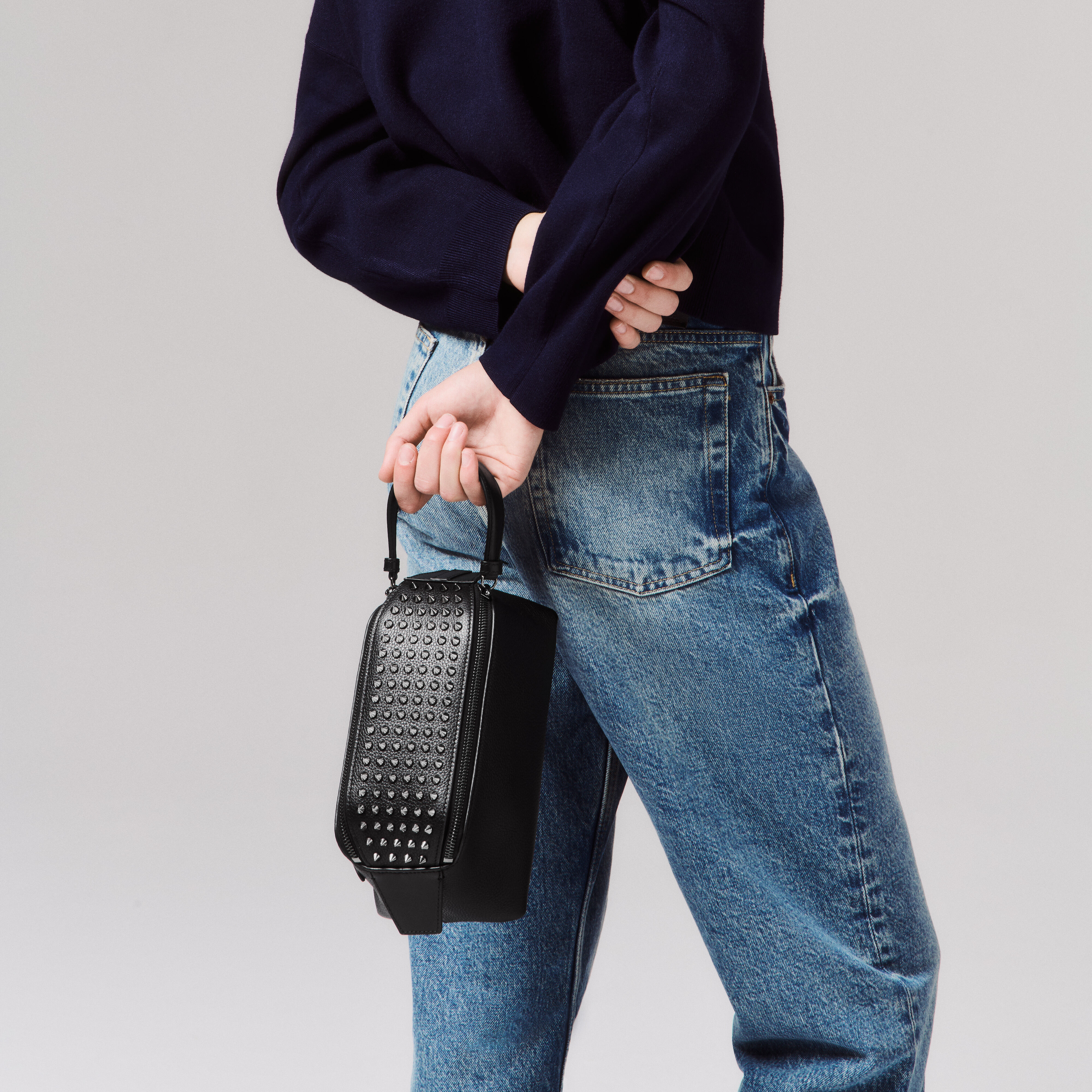 Funky - ポーチ - カーフレザー - ブラック - Christian Louboutin