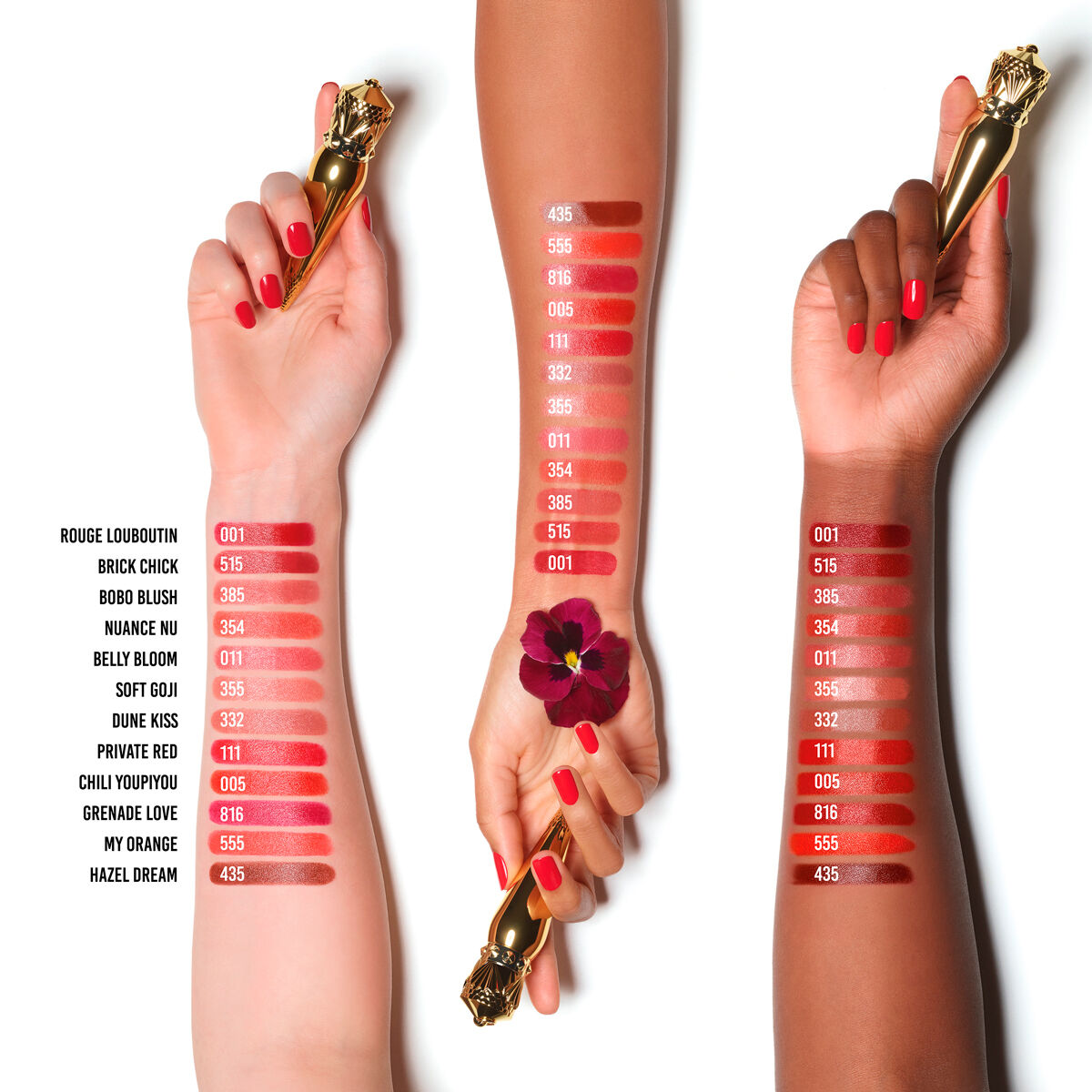 ルージュルブタン シルキーサテン Rouge Louboutin 001 - Christian