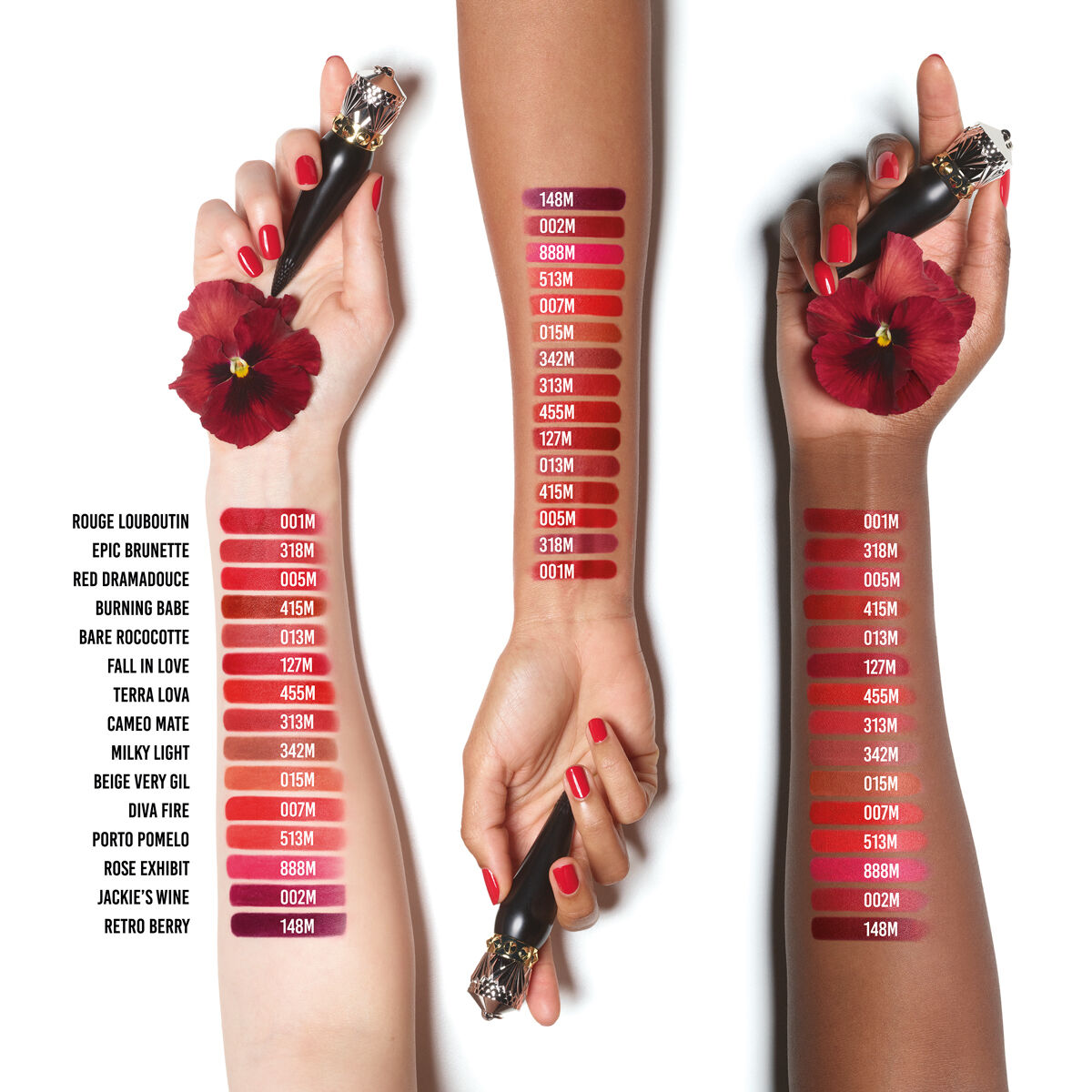 ルージュルブタン ベルベットマット Red Dramadouce 005M - Christian