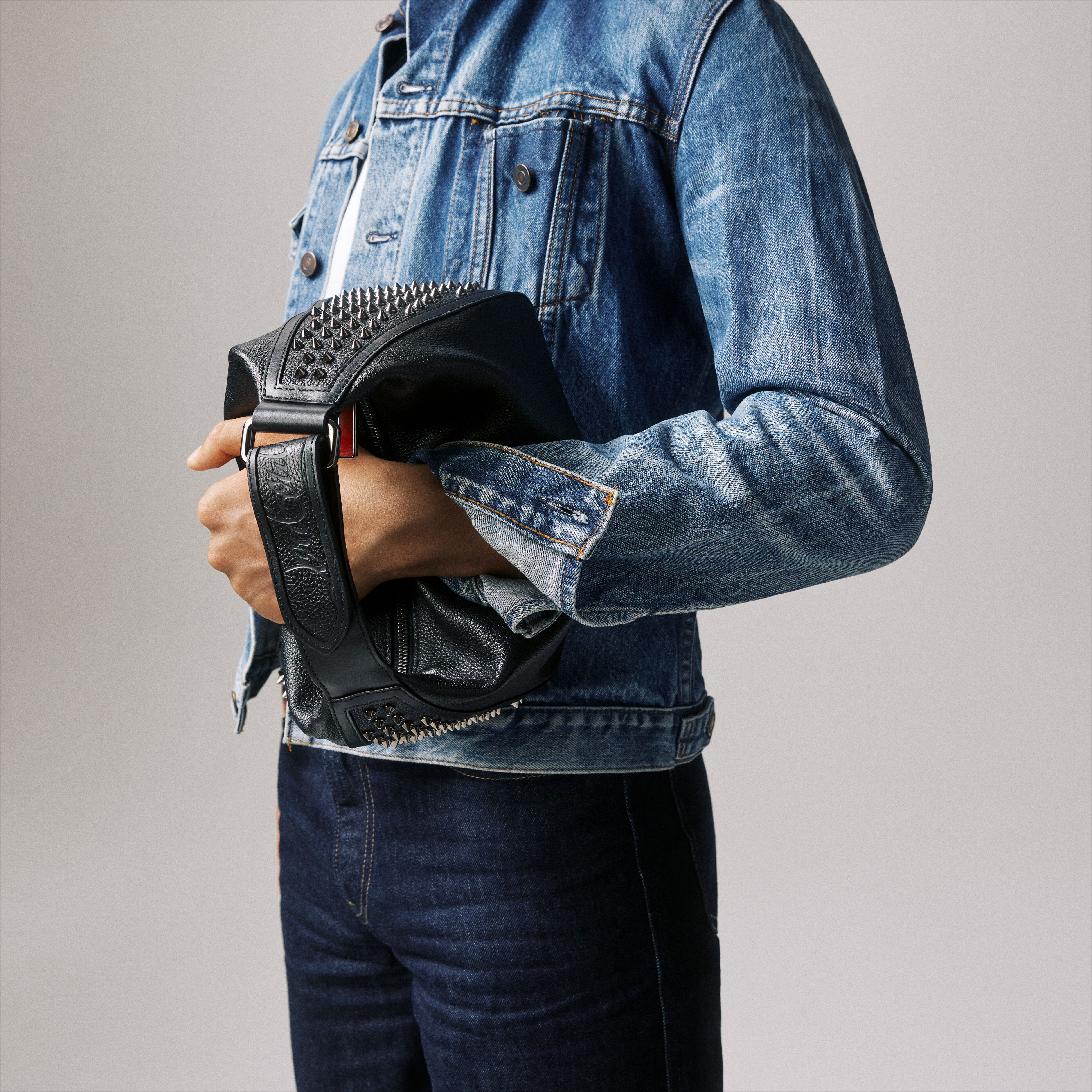 Funky - ポーチ - カーフレザー - ブラック - Christian Louboutin