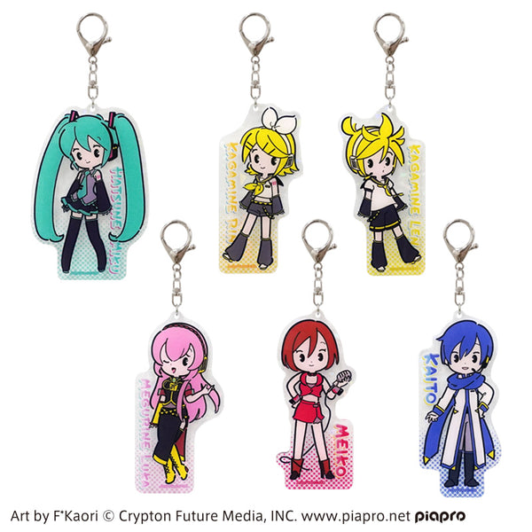 初音ミク ビッグアクリルキーホルダー プチシリーズ - 100均 通販