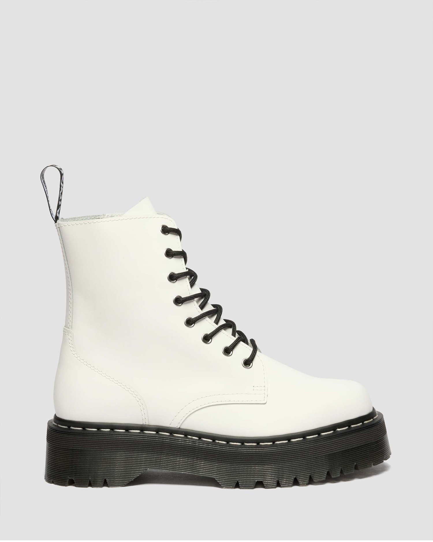 JADON ホワイトステッチ 8 ホール ブーツ