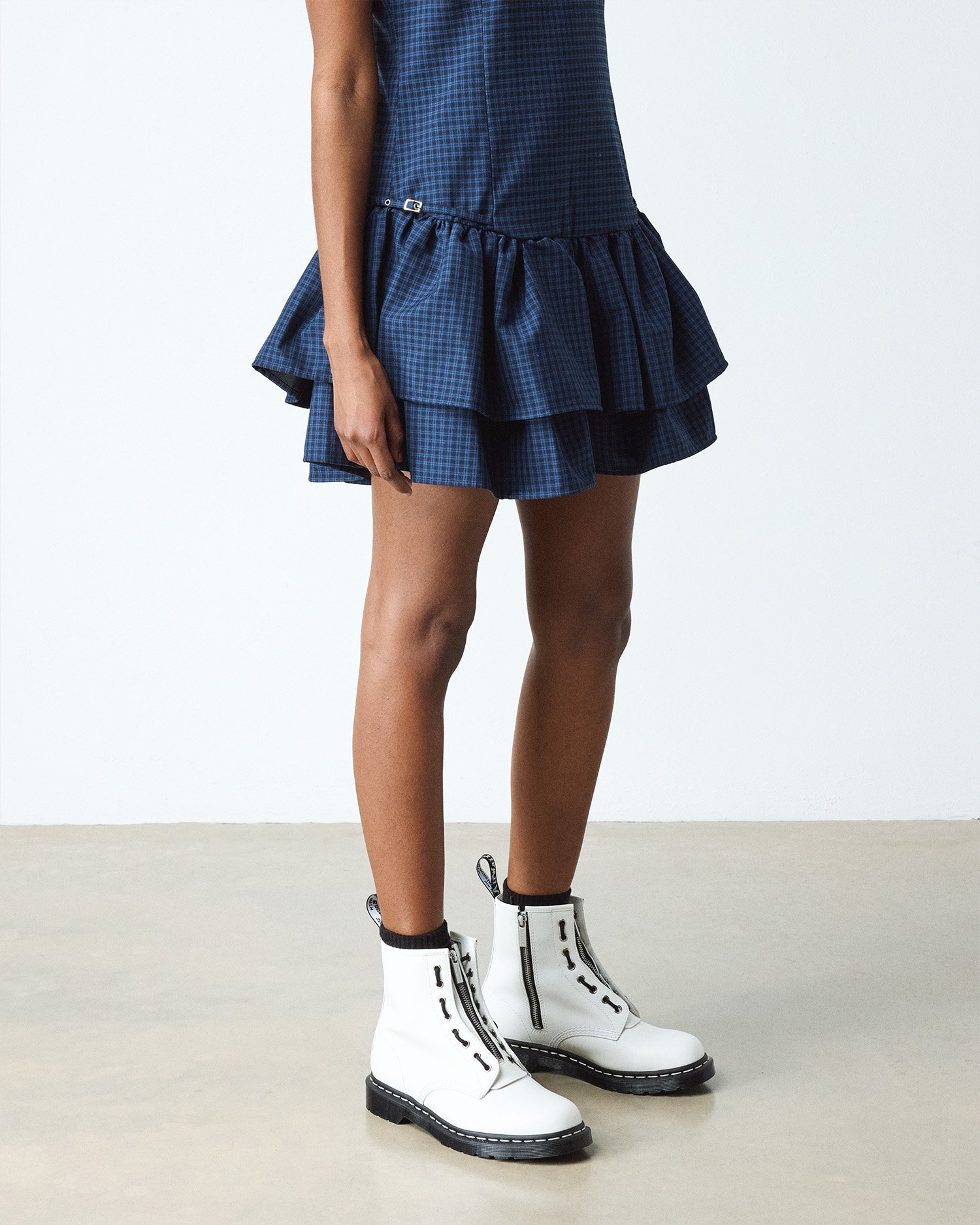 日本限定】1460 ZIP ホワイトステッチ 8 ホール ブーツ